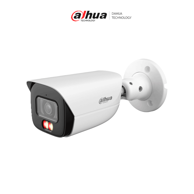 DAHUA DH-IPC-HFW3449E-S-IL - Camara IP Bullet de 4 Megapixeles con Iluminador dual/ WizSense/ Lente de 2.8mm/ 107 Grados de A...