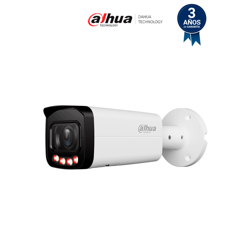 DAHUA DH-IPC-HFW3849T-ZAS-IL Cámara IP Bullet 4K de 8 MP/ lente motorizado 2.7-13.5 mm/ AcuPick/ Wizsense/ SMD 4.0. / Ilumina...