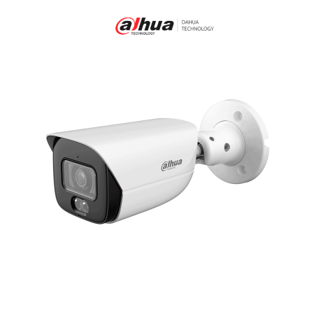 DAHUA DH-IPC-HFW5559E-ASE-IL - Cámara Bullet de 5 MP/ WizMind/ Lente 2.8/ LED IR de 50 m/ metadatos de video/ E&S de alarma y...