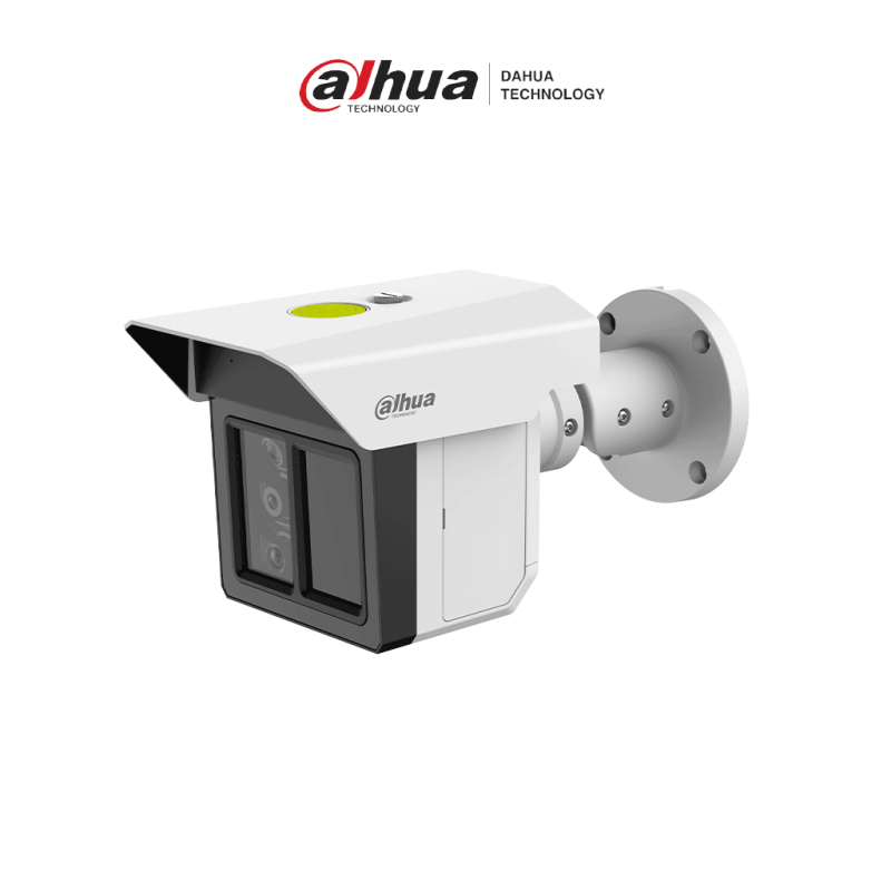 DAHUA DH-IPC-MFW5241T2-E3-ASE - Cámara de seguridad de triple lente de 2MP WizMind, ideal para protección perimetral de largo...