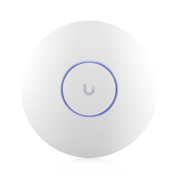 Punto de Acceso UniFi WiFi 6E Enterprise, alta densidad, hasta 600 usuarios, Mu-MIMO 4x4, bandas 2.4/5/6 Ghz, (1) puerto RJ45...