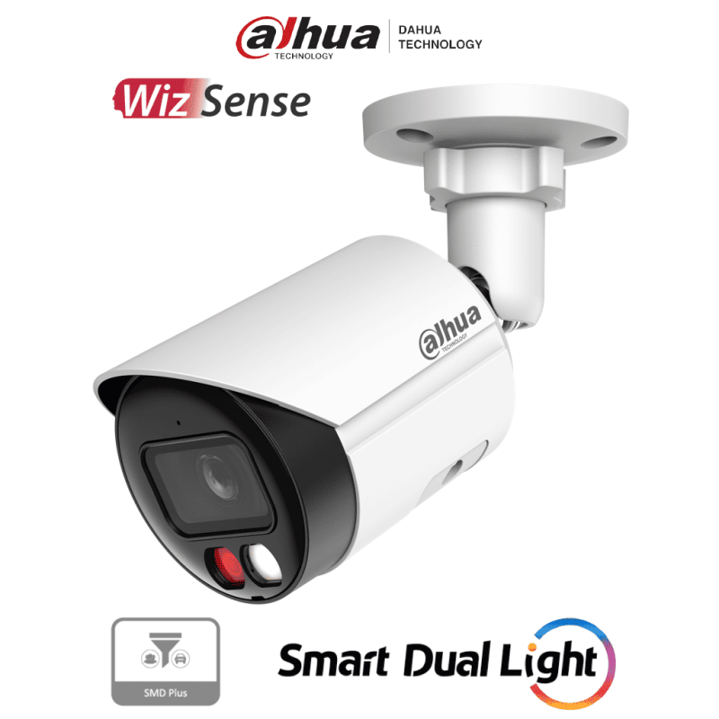 DAHUA IPC-HFW2649SP-S-IL - Cámara IP Bullet de 6 megapíxeles/ Lente 2.8mm/ 112 grados de apertura/ WizSense/ 30 metros de IR ...