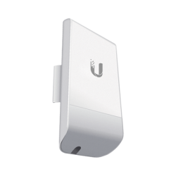 NanoStation airMAX locoM5 CPE,  hasta 150 Mbps, frecuencia 5 GHz (5170-5875 MHz) con antena integrada de 13 dBi