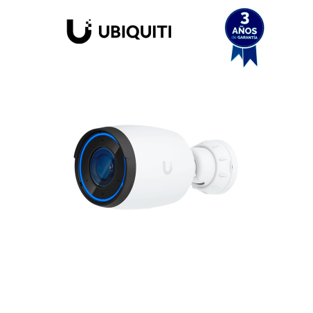 UBIQUITI UVC-AI-PRO-WHITE - Cámara 4K, Zoom óptico 3X, IA avanzada: detecta personas, lee matrículas , IR 25 metros , microfo...