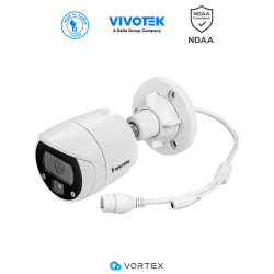 VIVOTEK IB639(1YL) - Cámara IP VORTEX Essential Series bullet exterior 2 MP, Lente fijo 2.8mm, IR 30m, WDR digital, IP66, IK1...