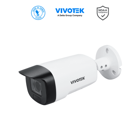 VIVOTEK IB9389-EHTVL-V3 - Cámara IP bullet exterior 5 MP, IR 40mts, Real Sight Engine IA, WDR Pro, Micrófono Integrado, Lente...