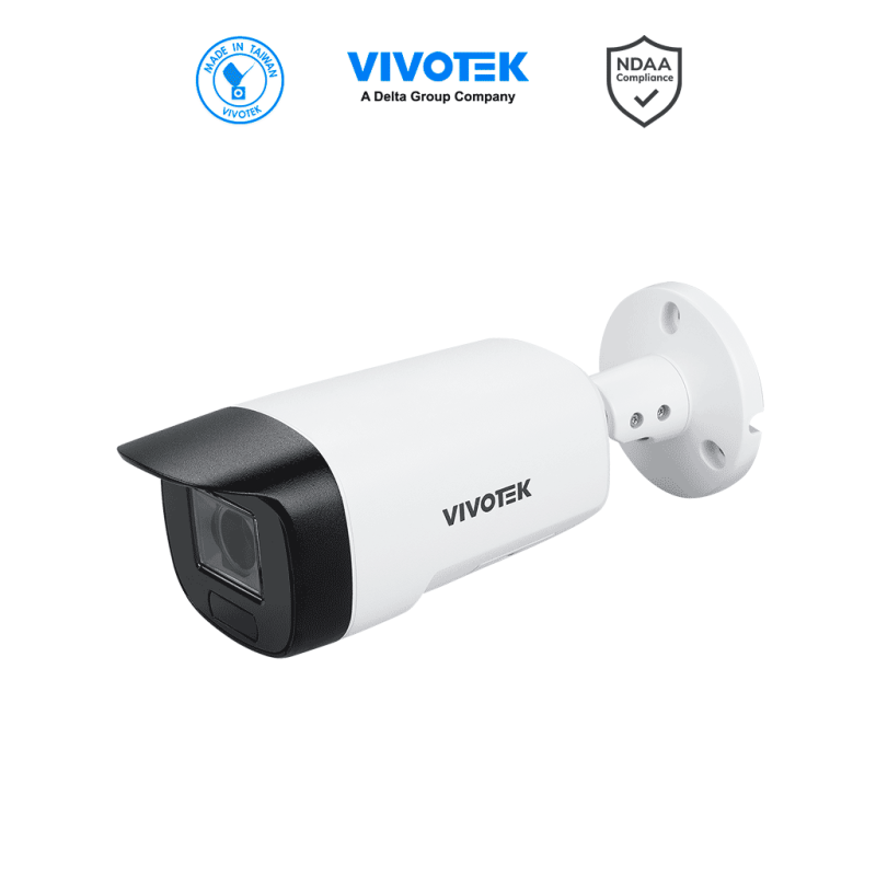 VIVOTEK IB9389-EHV-V3 - Cámara IP bullet exterior 5 MP, IR 40mts, Real Sight Engine IA, WDR Pro, Micrófono Integrado, Lente f...