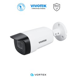 VIVOTEK VORTEX IB839-EHTV-V2(1YL) - Cámara IP VORTEX Premium Series Bullet exterior 5MP, Lente varifocal 2.8-12mm, Micrófono ...