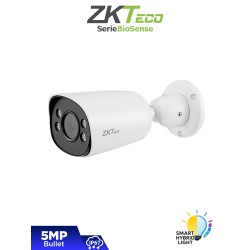 ZKTECO BS-855P32C-S8-MI-S-HL – Cámara IP Bullet Híbrida Inteligente de 5 MP, Serie BioSense, Lente 3.6 mm, Micrófono Integrad...