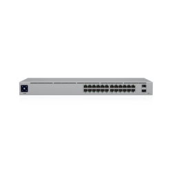 Switch UniFi Capa 2 / 24 Puertos Gigabit / 16 Puertos PoE+ 802.3af/at / 95W Total / 2 Puertos SFP 1G / Pantalla LCM / Sin Ven...