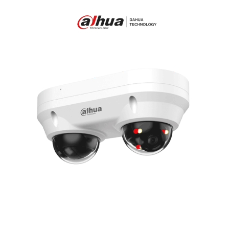 DAHUA  DH-IPC-HDBW2449FP-AS-E2-IL - Cámara Domo Dual IP de 4MP, iluminador dual inteligente/ Lente 2.8mm/ Protección Perimetr...