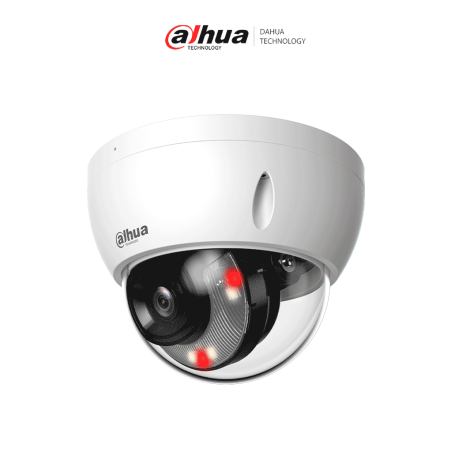 DAHUA DH-IPC-HDBW2849E-S-IL -Cámara IP Domo Antivandálica 4k/ 8 Megapíxeles/ Iluminador Dual/SMD Plus/ Protección perimetral/...