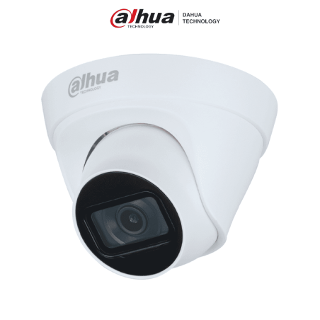 DAHUA DH-IPC-HDW1230T1P-A-0280B-S6 - Cámara IP Domo 2MP con lente de 2.8 mm y ángulo de visión de 102 grados, micrófono integ...
