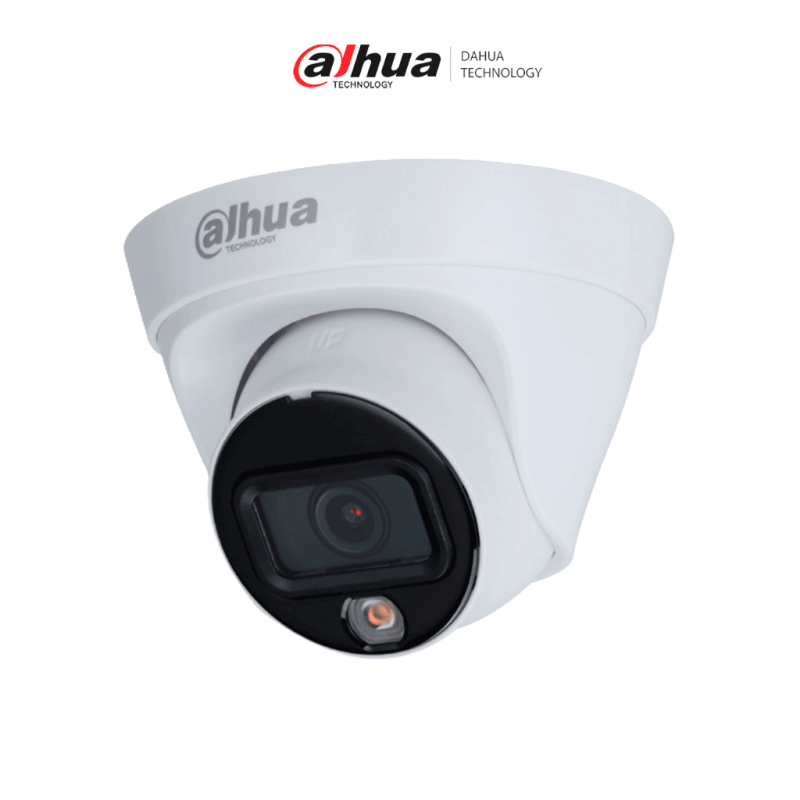 DAHUA DH-IPC-HDW1439T1-LED-S6 - Cámara IP Domo de 4 Megapíxeles/ Full Color/ H.265+/ Lente de 2.8mm/ 95 Grados de Apertura/ D...