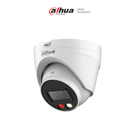 DAHUA DH-IPC-HDW1239VP-A-IL-0280B- Cámara IP Domo de 2MP / Iluminador dual/ Detección humana/  SMD/ Micrófono incorporado/ Le...