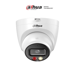 DAHUA DH-IPC-HDW2649TP-S-IL - Cámara IP Domo de 6 Megapixeles/ Lente de 2.8mm/ 30 Metros de Iluminador Dual Inteligente+Full ...