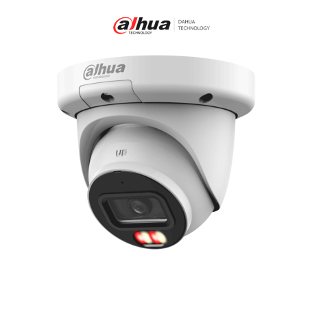 DAHUA DH-IPC-HDW3449QM-S-IL  - Cámara IP Domo de 4 Megapíxeles con Iluminador dual/ WizSense/ Lente de 2.8mm/ 102 Grados de A...