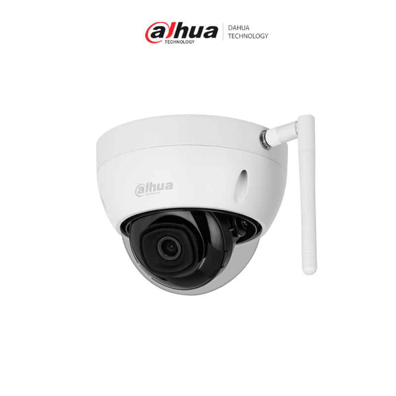DAHUA IPC-HDBW1230DE-SW - Camara IP Domo Wifi de 2 Megapixeles/  Lente de 2.8 mm/ 100 Grados de Apertura/ IR de 30 Metros/ Ra...