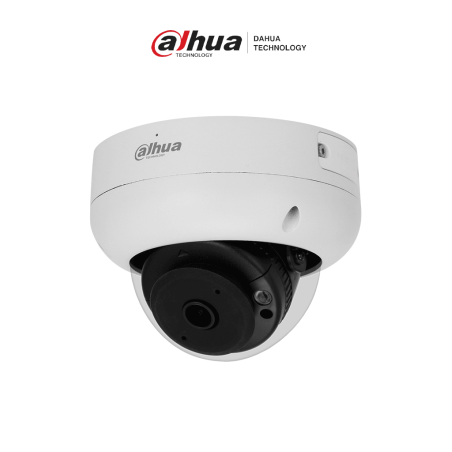 DAHUA IPC-HDBW3441R-AS-P Cámara IP domo antivandálica de 4 MP con lente de 2.1 mm, visión nocturna de 15 m, IA WizSense, y pr...