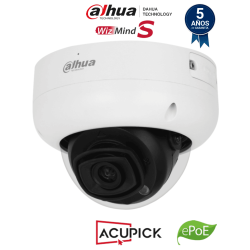 DAHUA IPC-HDBW5241R-ASE-S3 - Cámara IP Domo 2MP Antivandálica/ WizMind/ Lente 2.8 mm/ 106° Apertura/ IR 50m/ E&S Alarma y Aud...