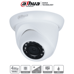 DAHUA IPC-HDW1431S - Camara IP Domo de 4 Megapixeles/ Lente de 2.8 mm/ 93 Grados de Apertura/  H.265+/ WDR Real de 120 dB/ IR...