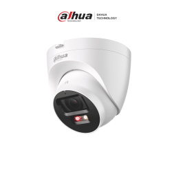 DAHUA IPC-HDW2549T-S-PV - Cámara Domo IP de 5 MP, 30 Mts de Iluminador Dual Inteligente/ Disuasión activa/ Lente 2.8mm/ SMD P...