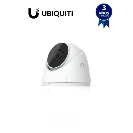UBIQUITI UVC-G5-TURRET-ULTRA - Camara IP PoE Tipo Domo 2K/ IR de Hasta 30m/ Deteccion de Eventos IA/ Microfono Integrado/ A P...