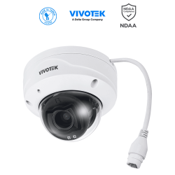 VIVOTEK FD9383-HTV - Cámara IP Domo exterior 5 MP, Lente Varifocal Remoto 2.8-12mm, Smart VCA, Deep Search, Smart IR 30 mts, ...