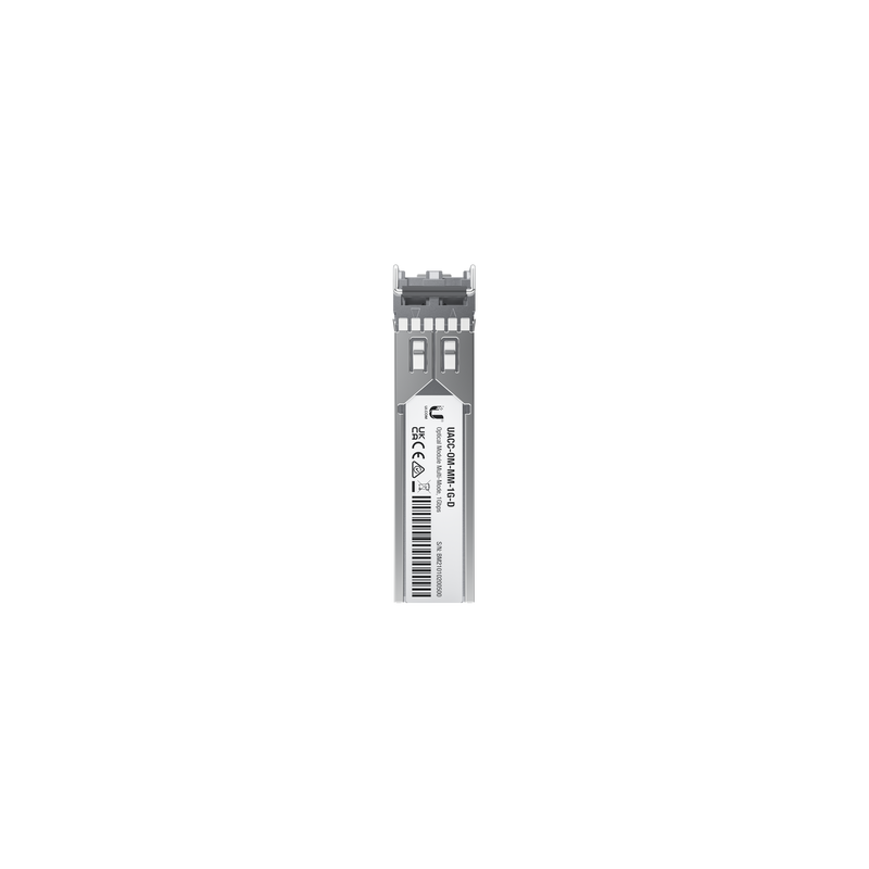 UFiber Módulo SFP, transceptor MiniGibic MultiModo 1 Gbps, distancia 550m, conectores LC, paquete de 2 piezas