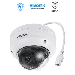 VIVOTEK FD9383-HV - Camara IP domo exterior 5 MP, Smart IR 30mts , WDR Pro, Lente Fijo 2.8 mm , Smart VCA, Deep Search, Prote...