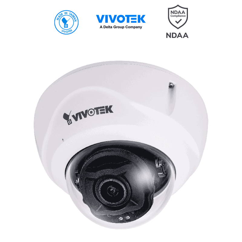 VIVOTEK FD9387-FR-v2 - Cámara IP domo exterior antivandálica 5 MP, reconocimiento facial integrado, lente varifocal motorizad...