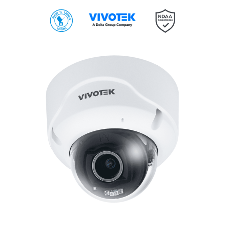 VIVOTEK FD9389-EHTVL-V3 - Cámara IP domo exterior 5 MP, IR 40mts, Real Sight Engine IA, WDR Pro, Micrófono Integrado, Lente v...