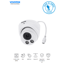 VIVOTEK IT9388-HT - Camara IP domo exterior 5 Megapixeles / H.265/ Lente Varifocal Remoto 2.8-12mm / WDR Pro/ Protección IP66...