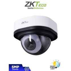 ZKTECO DL-855P38B-S8-S-FHL - Cámara IP Domo Híbrida Inteligente de 5 MP, Serie BioSense, Lente Motorizado 2.8–12 mm, Video An...