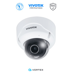 VIVOTEK VORTEX FD839-EHTV-V2 - Cámara IP VORTEX Premium Series Domo exterior 5MP, Lente varifocal 2.8-12mm, Micrófono integra...