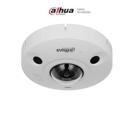 DAHUA  DH-IPC-EBW8842P-AS Cámara IP Fisheye 8 MP WizMind/ IR 10 mts/ 1.85mm/ Mapa de Calor/ Conteo de Personas/ H.265+ / E&S ...
