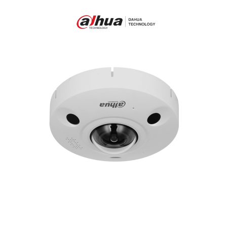 DAHUA DH-IPC-EBW8842-AS-IVC Cámara IP Domo Fisheye Antivandálica 4K/ 8 Megapíxeles/ Visión 360 grados/ H265+/ Audio/ HEAT MAP...