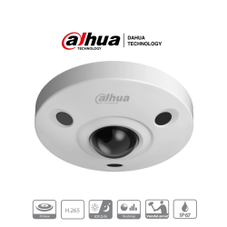 DAHUA IPC-EBW81230 - Camara IP Domo Fisheye Antivandalica 4K/ 12 Megapixeles/ Vision 360 grados/ H265/ Audio/ IP67/ IK10/ HEA...