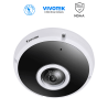 VIVOTEK FE9391-EHV-v2 - Cámara IP fisheye exterior 12 MP, panorámica 360º, Deep Search, Smart IR II 20m, Smart VCA, Stream II...