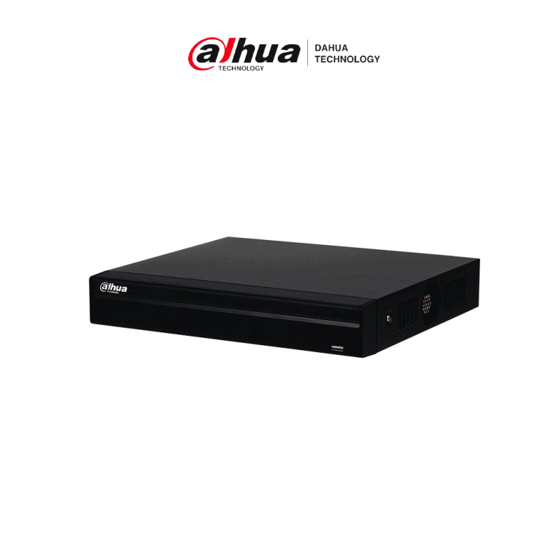 DAHUA DHI-NVR4108HS-8P-4KS3 NVR de 8 MP / 4k / 8 canales IP/ 8 puertos PoE/ Rendimiento de 160 mbps/ H.265+/ 1 Bahía para dis...