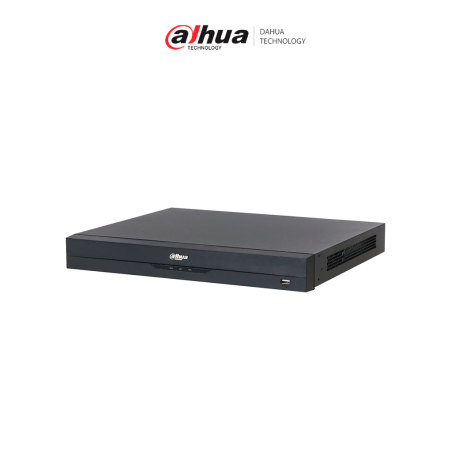 DAHUA DHI-NVR5216-16P-EI2  NVR IP WizSense de 16 canales 1U/ 16PoE/ 2HDD/ H.265+/384 Mbps/ AcuPick / N+M cluster/   IA por gr...