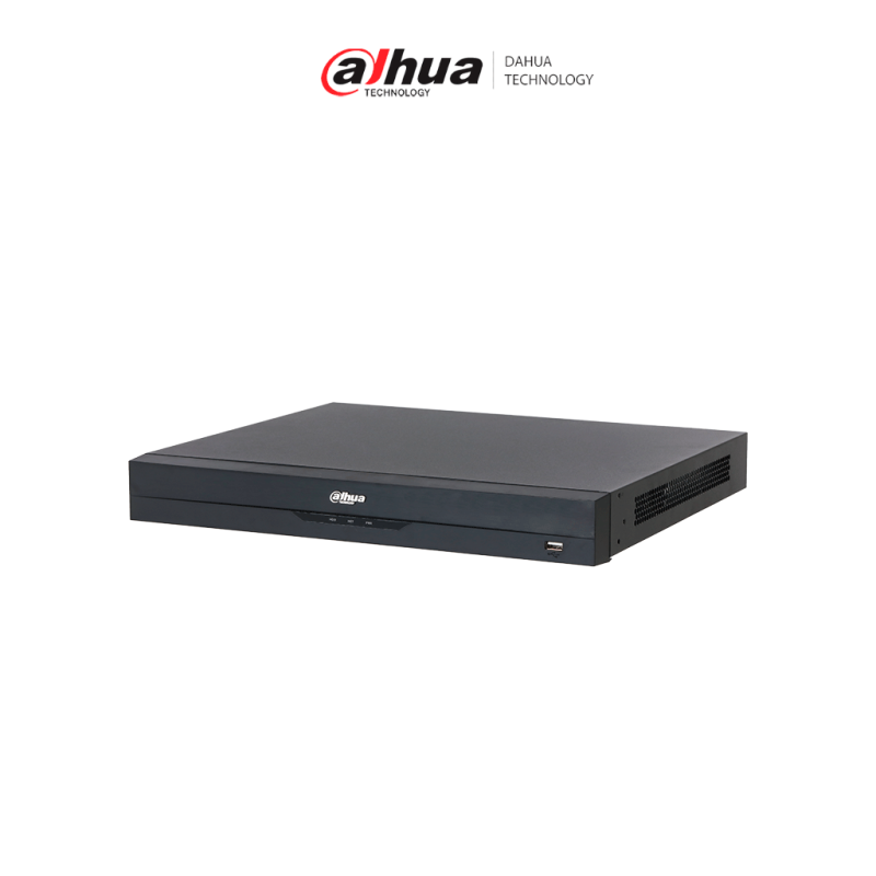 DAHUA DHI-NVR5216-16P-EI2  NVR IP WizSense de 16 canales 1U/ 16PoE/ 2HDD/ H.265+/384 Mbps/ AcuPick / N+M cluster/   IA por gr...