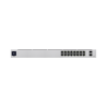 UniFi Switch USW-16-POE Gen2, Capa 2 de 16 puertos (8 puertos PoE 802.3af/at + 8 puertos Gigabit) + 2 puertos 1G SFP, 42W, pa...