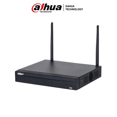 DAHUA NVR1108HS-W-S2-CE - NVR WiFi de 4 Megapixeles/ 8 Canales IP/ H.265/ Salidas HDMI &VGA/ 1 Bahía de Disco Duro/ 1 E&S de ...
