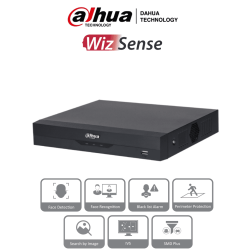 DAHUA NVR2104HS-P-I2 - NVR DE 8 Megapixeles/ 4k/ 4 Canales IP/ WizSense/ 4 Puertos Poe/ H265+/ Rendimiento de 80 Mbps/ HDMI y...