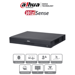 DAHUA NVR2208-8P-I2 - NVR de 8 Megapixeles/ 8 Canales IP/ WizSense/ 8 Puertos PoE/ Smart H.265+/ 1 Ch de Reconocimiento Facia...