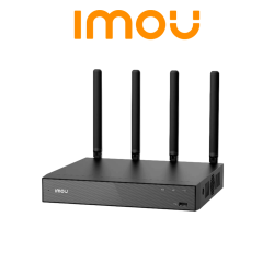 IMOU NVR-N118W-8A0E NVR WIFI 18 Canales, Disco duro de 3.5 pulgadas hasta 16T, micrófono y altavoz integrados, cuatro antenas...