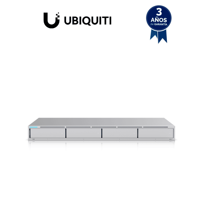 Ubiquiti UNVR - NVR Empresarial UniFi Protect recomendado para 15 cámaras 4K o 50 cámaras Full HD, con 4 bahías de disco duro...