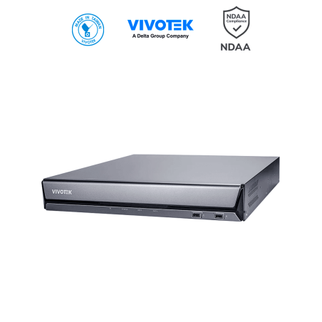 VIVOTEK ND9442P - Grabador NVR 16 Canales, 16 Puertos PoE, 4 Bahias de Discos, Deep Search, Smart VCA Search, Ciberseguridad ...