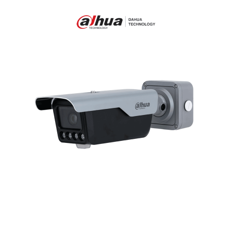 DAHUA DHI-ITC413-PW4D-Z1 - Cámara IP LPR 4 MP con lente motorizado 2.7-12mm y 4 iluminadores de 10m. Incluye IA WizMind, lect...